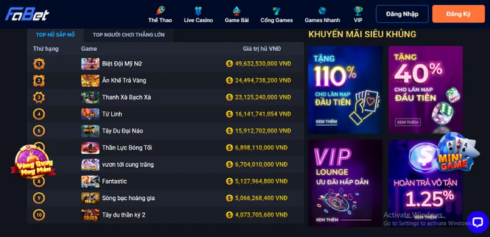 Hình ảnh các chương trình khuyến mãi i9bet150